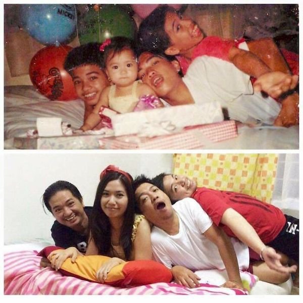 Family Photo Recreations (28 pics)
