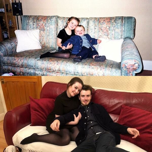 Family Photo Recreations (28 pics)