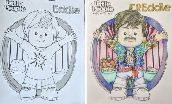 People Improve Coloring Books (30 pics)