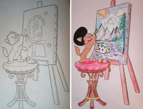 People Improve Coloring Books (30 pics)