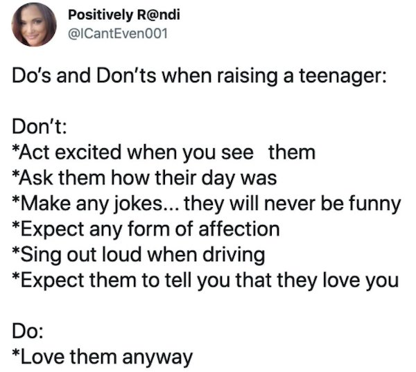 Parents And Teenagers Tweets (34 pics)