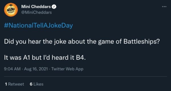 People Share Funny Tweets On The National Joke Day (22 pics)