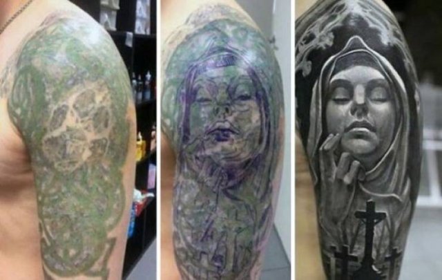 When Bad Tattoos Get New Life (33 pics)