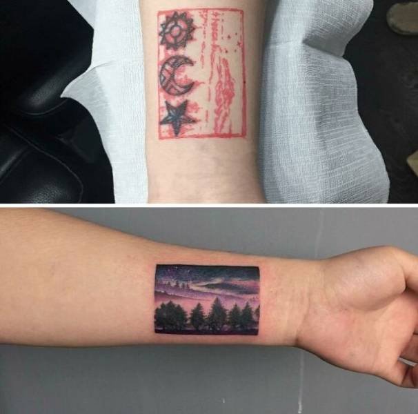 When Bad Tattoos Get New Life (33 pics)