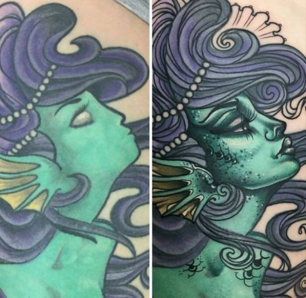 When Bad Tattoos Get New Life (33 pics)