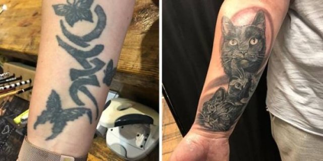 When Bad Tattoos Get New Life (33 pics)