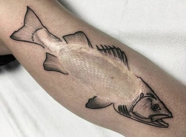 Creative Tattoos That Cover Scars (32 pics)