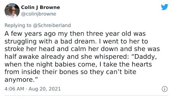 Parents Share Scary Stories Their Children Told Them (26 pics)