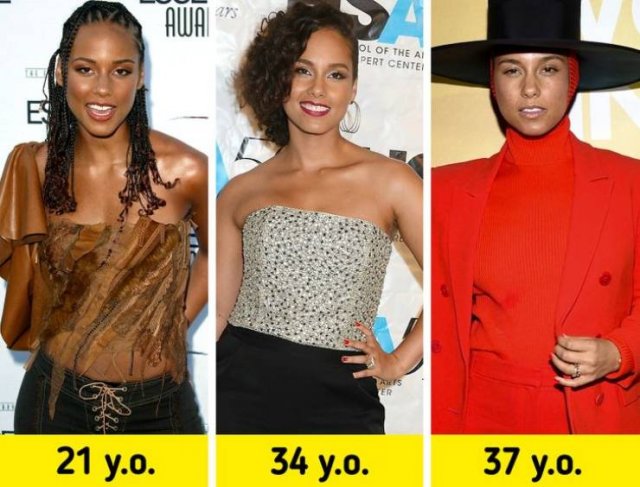 Celebrity Style Changes Throughout The Years (17 pics) Celebrity Style Changes Throughout The Years (17 pics)