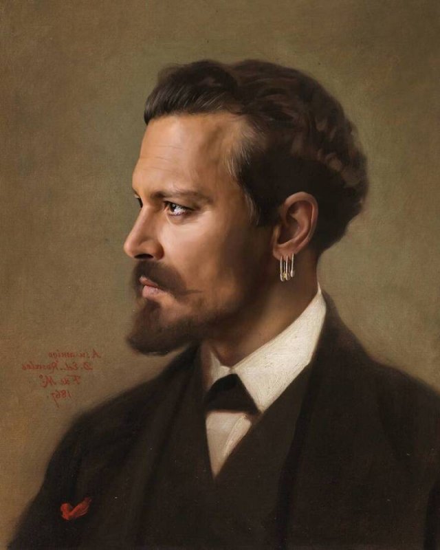 Modern Celebrities Were Placed Into Classical Paintings (30 pics)