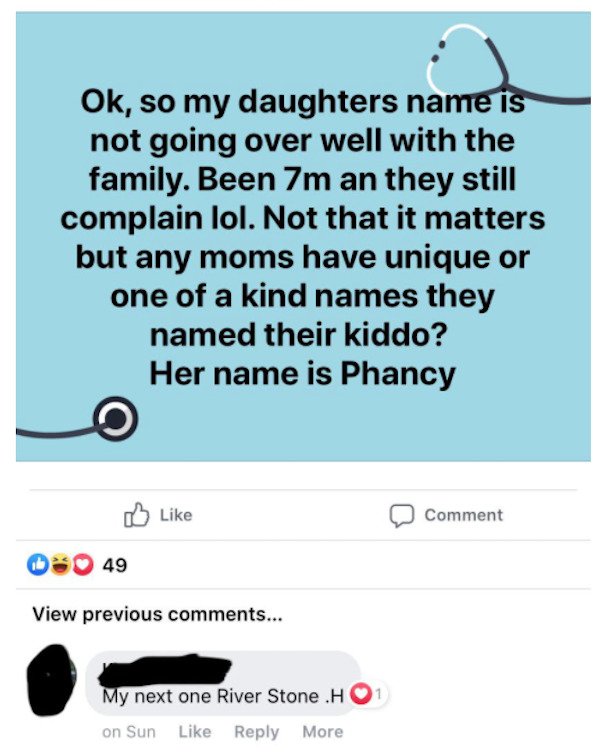 Weird And Funny Kids Names (23 pics)