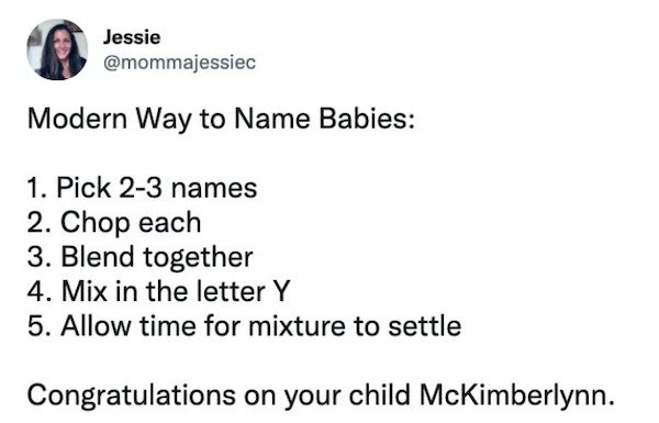 Weird And Funny Kids Names (23 pics)