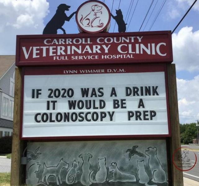 The Carroll County Veterinary Clinic Signs (30 pics)