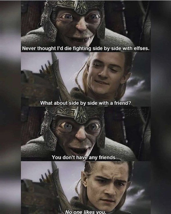 LOTR Memes (39 pics)