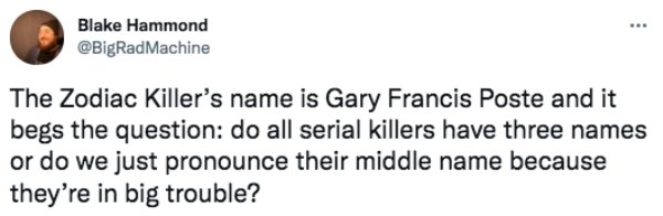 'Zodiac' Killer Being Identified Humor (27 pics)