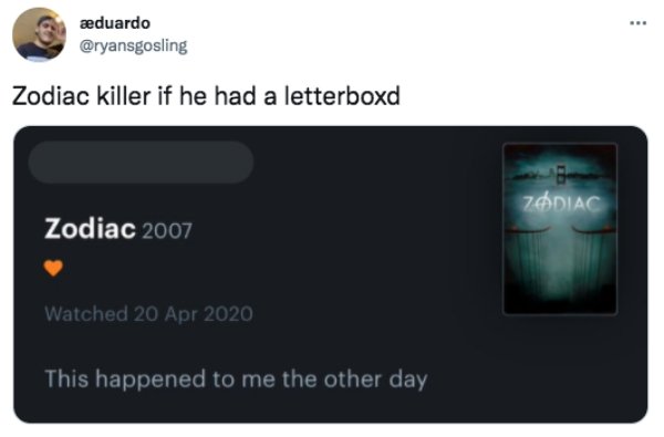 'Zodiac' Killer Being Identified Humor (27 pics)