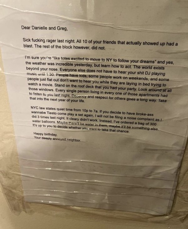 Notes To Neighbors (29 pics)
