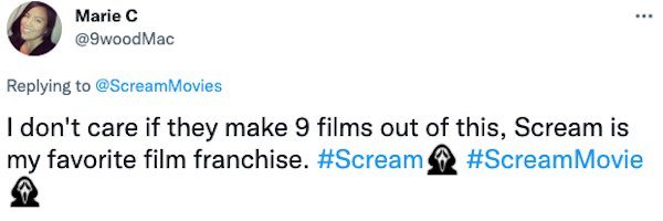 Scream Movie Trailer Tweets (26 pics)
