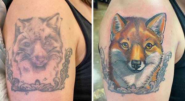 Bad Tattoos Get The New Life (30 pics)