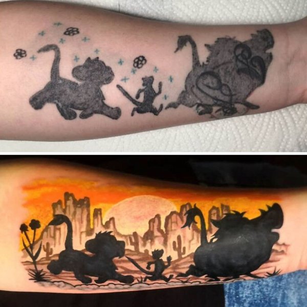 Bad Tattoos Get The New Life (30 pics)