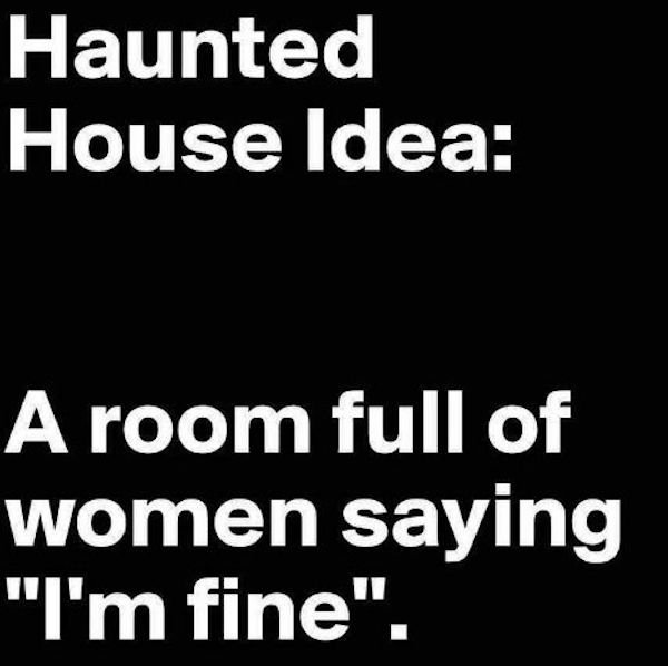 haunted house funny quotes