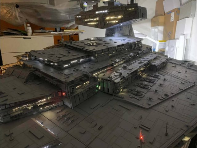 This Guy Created Star Wars Destroyer Prototype In His Garage (10 pics)