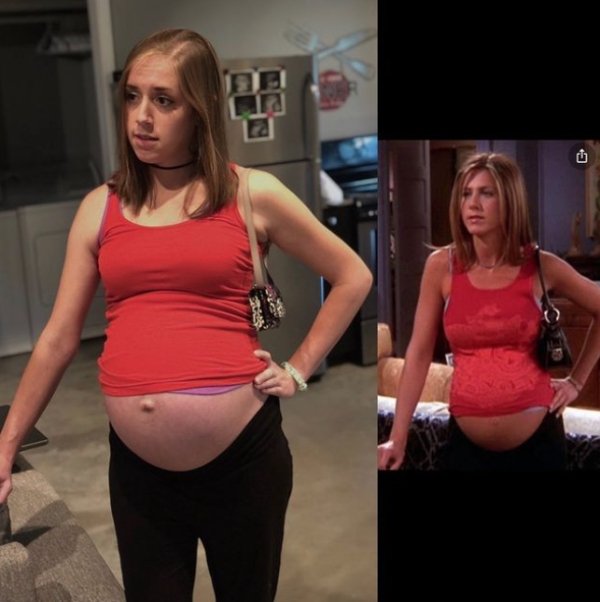 Pregnant Women In Halloween Costumes (28 pics)