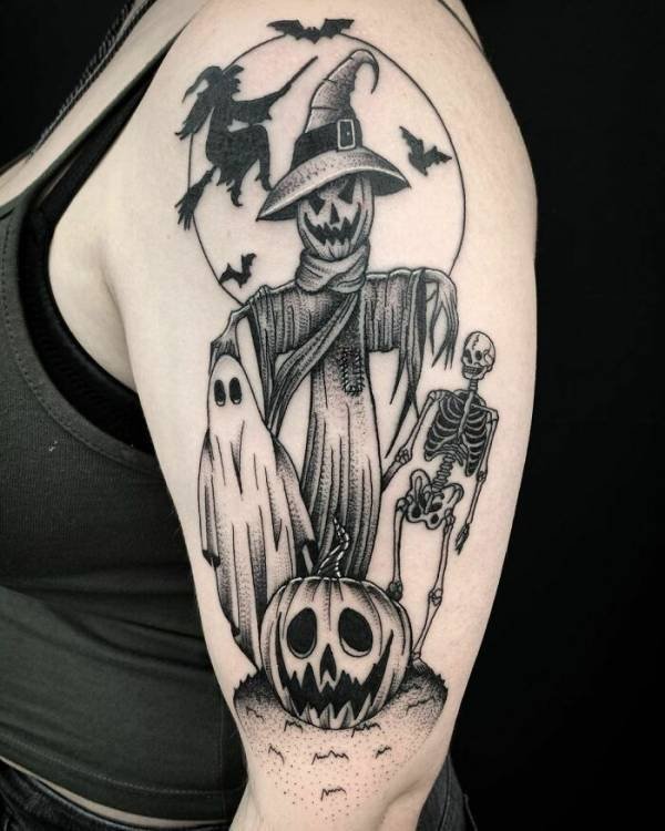 Halloween Tattoos (25 pics)