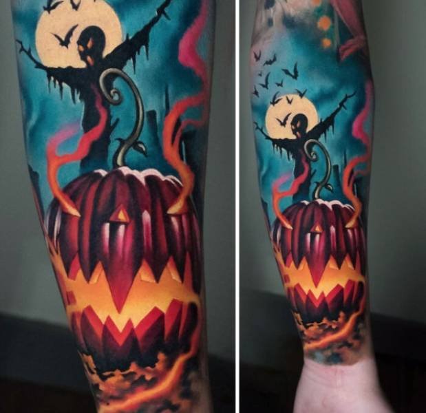 Halloween Tattoos (25 pics)
