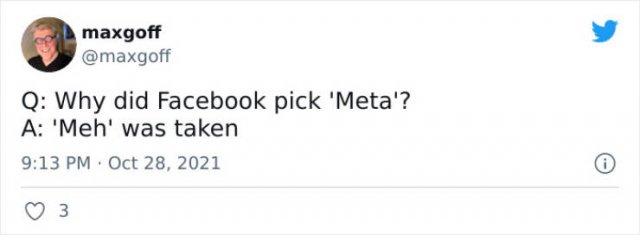 Facebook To Meta Tweets (29 pics)