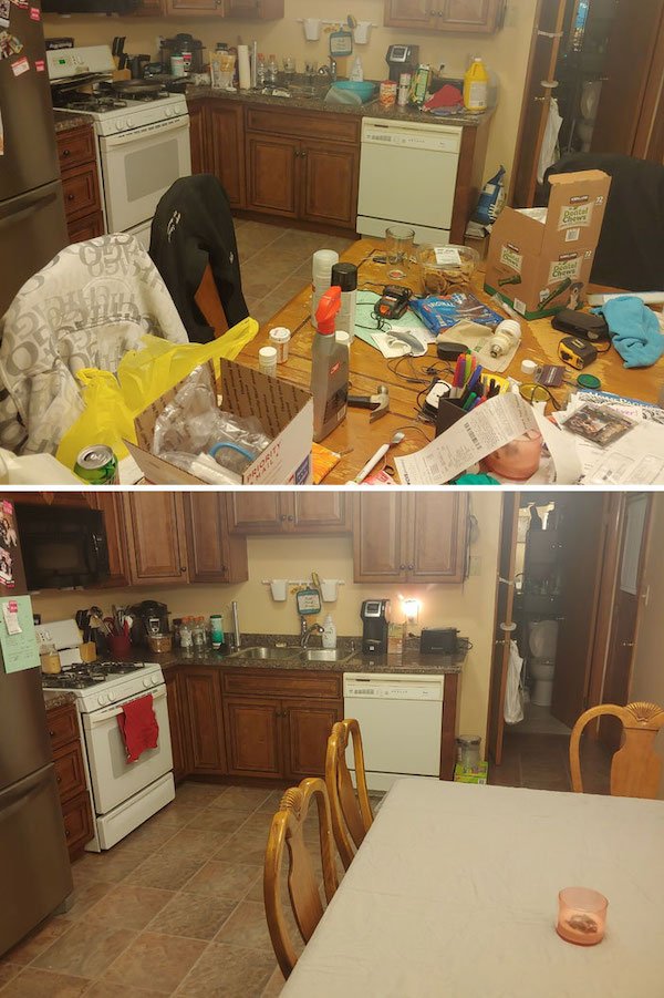 Deep Cleaning: Before And After (30 pics)