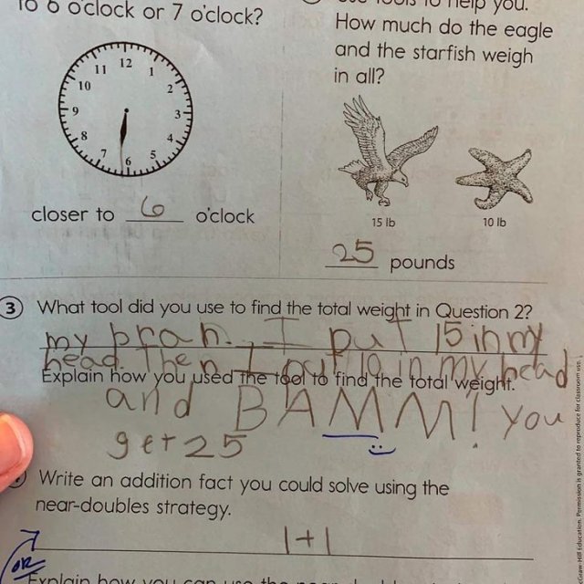 Kids Smart Test Answers (16 pics)