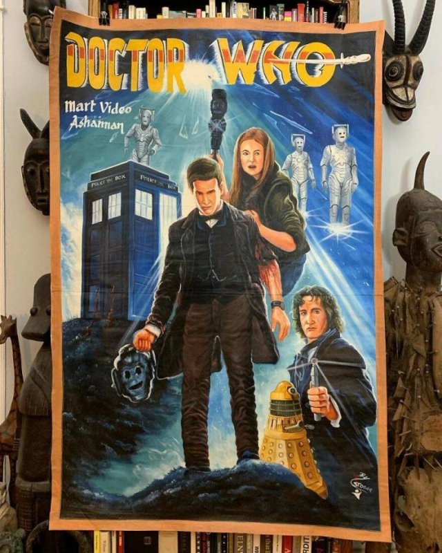 Weird African Hand-Painted Movie Posters (41 pics)