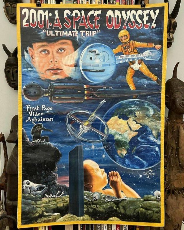 Weird African Hand-Painted Movie Posters (41 pics)