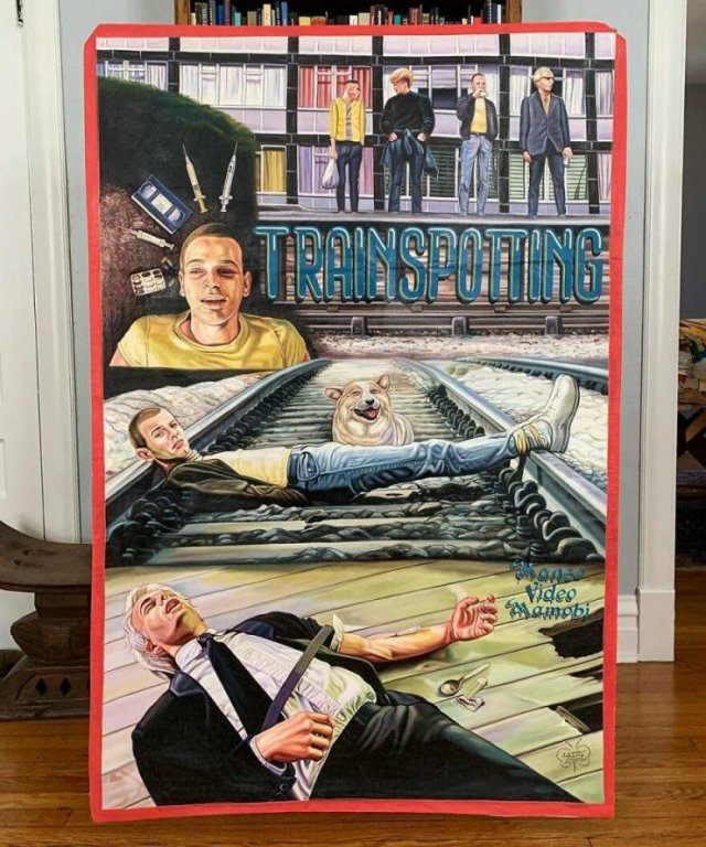 Weird African Hand-Painted Movie Posters (41 pics)