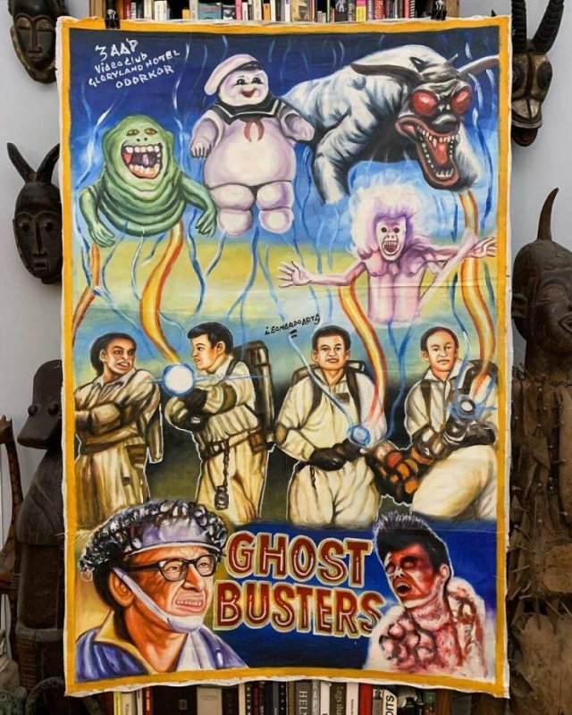 Weird African Hand-Painted Movie Posters (41 pics)