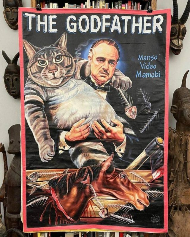 Weird African Hand-Painted Movie Posters (41 pics)