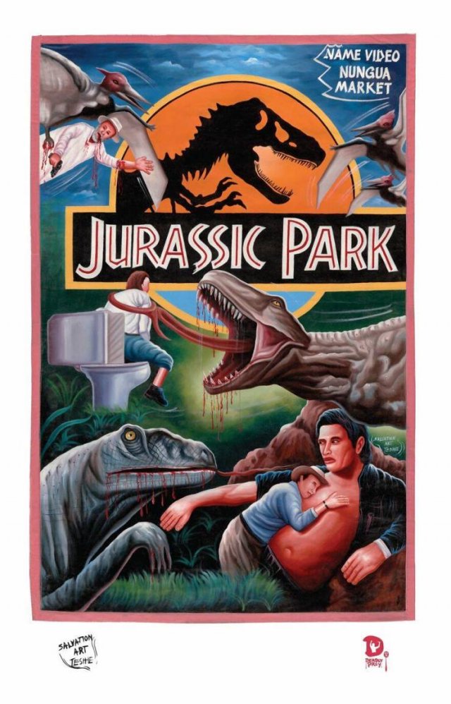 Weird African Hand-Painted Movie Posters (41 pics)