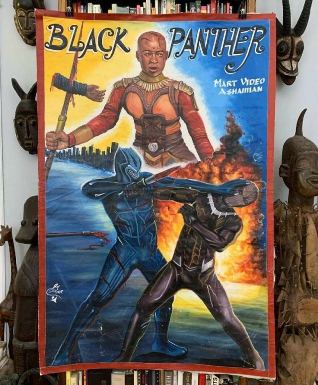 Weird African Hand-Painted Movie Posters (41 pics)