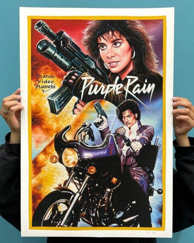 Weird African Hand-Painted Movie Posters (41 pics)