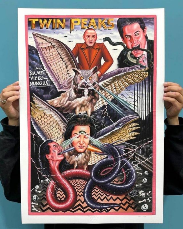 Weird African Hand-Painted Movie Posters (41 pics)