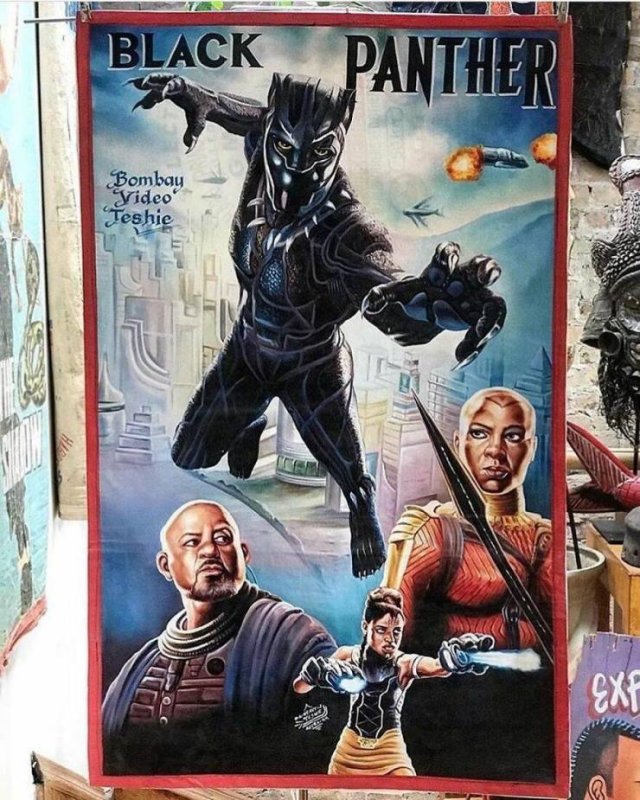 Weird African Hand-Painted Movie Posters (41 pics)
