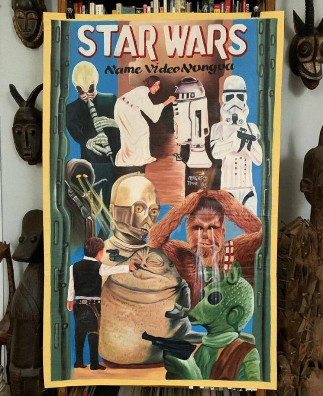 Weird African Hand-Painted Movie Posters (41 pics)