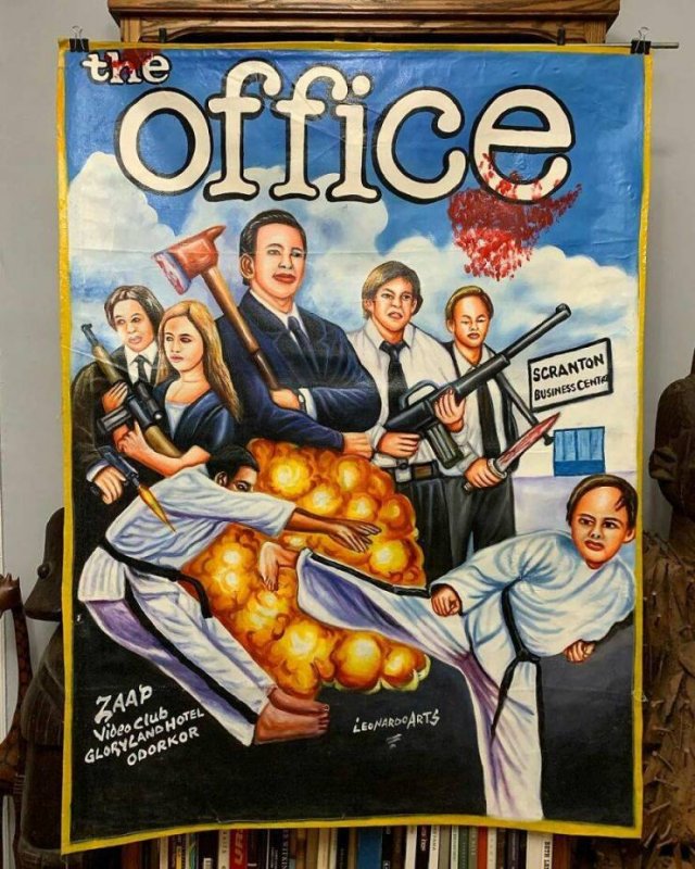 Weird African Hand-Painted Movie Posters (41 pics)
