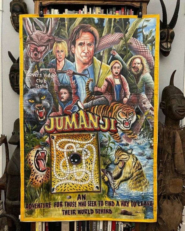 Weird African Hand-Painted Movie Posters (41 pics)