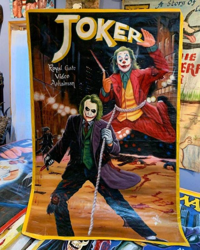 Weird African Hand-Painted Movie Posters (41 pics)