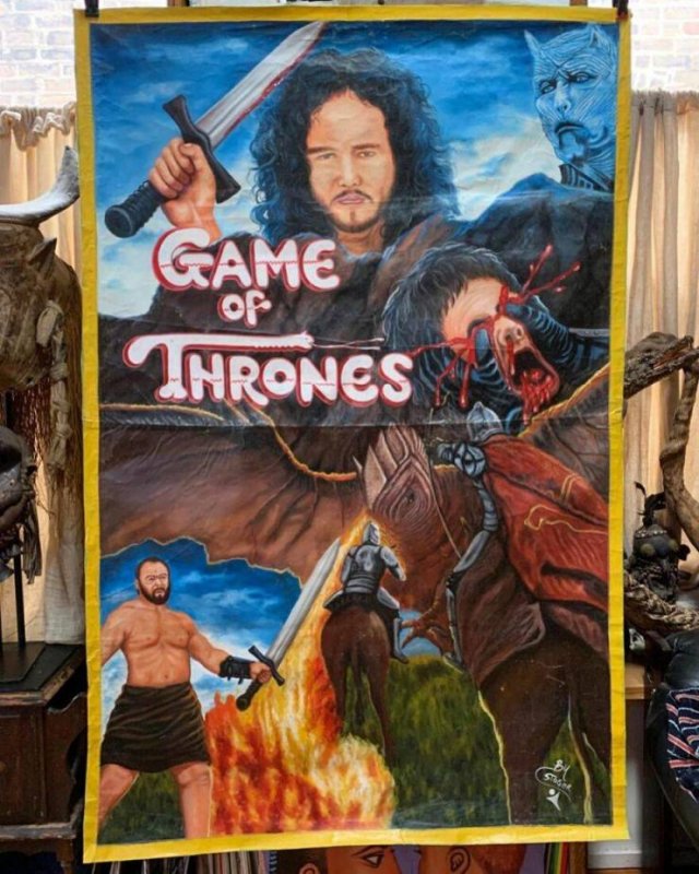 Weird African Hand-Painted Movie Posters (41 pics)