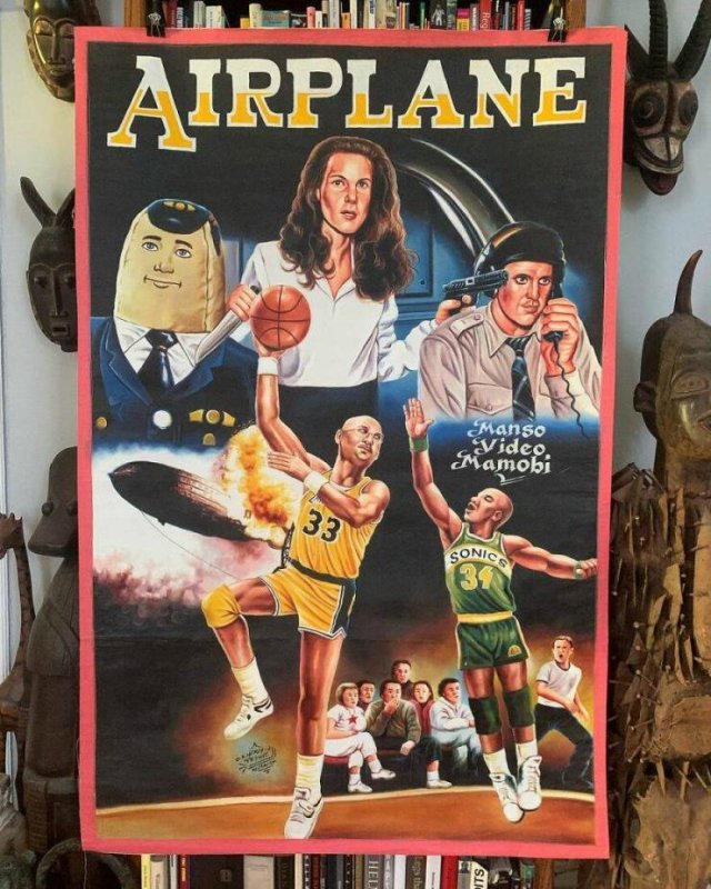 Weird African Hand-Painted Movie Posters (41 pics)