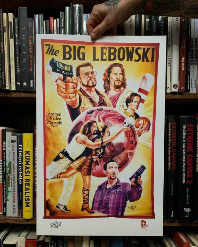Weird African Hand-Painted Movie Posters (41 pics)