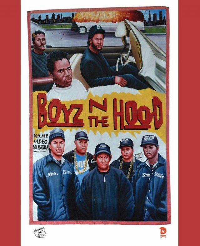 Weird African Hand-Painted Movie Posters (41 pics)